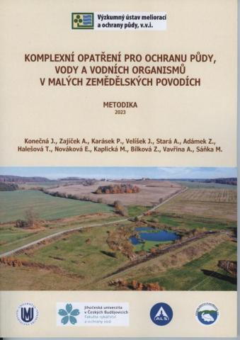 Obálka metodiky Komplexní opatření pro ochranu půdy, vody a vodních organismů v malých zemědělských povodích